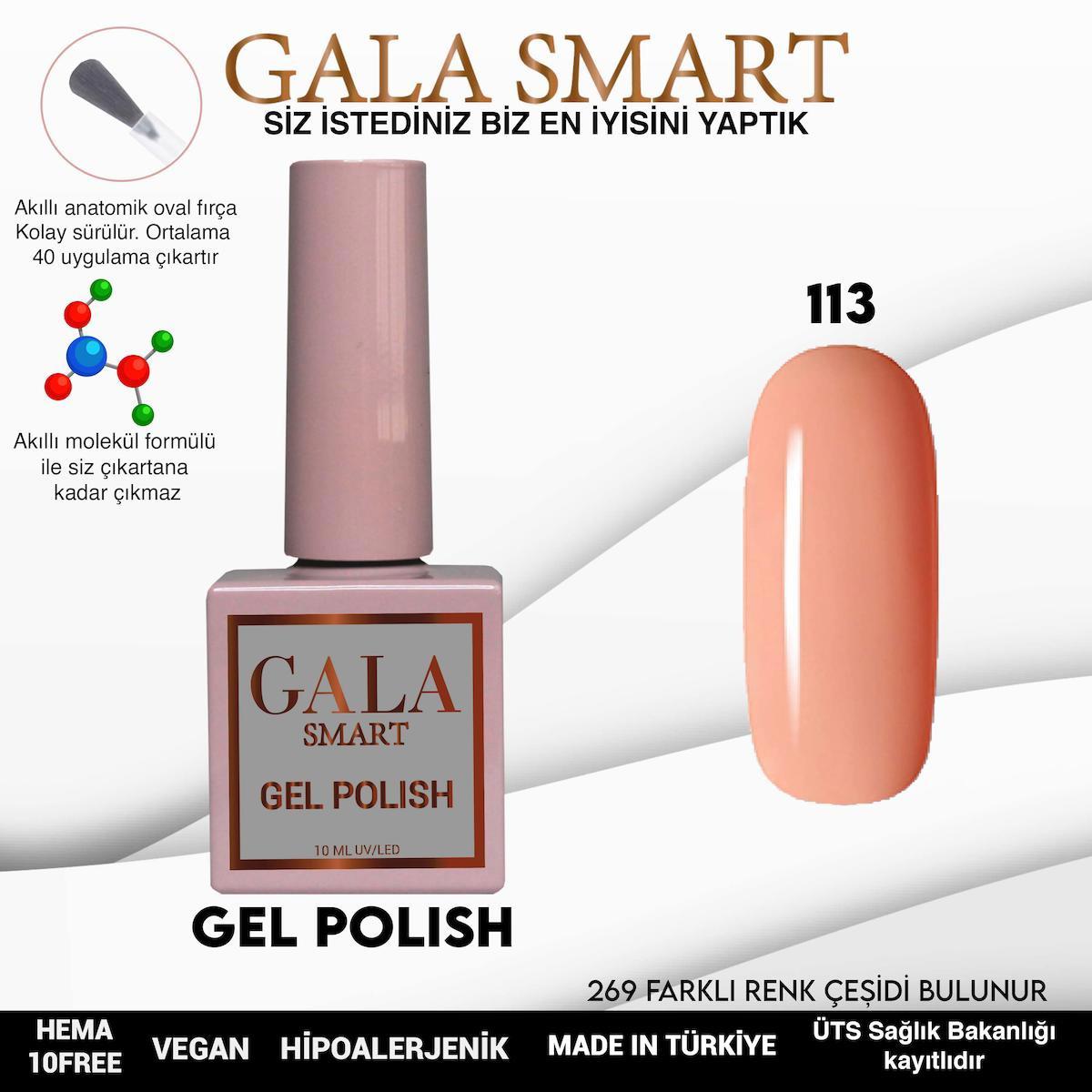 Gala Smart 113 Somon Parlak Kalıcı Oje