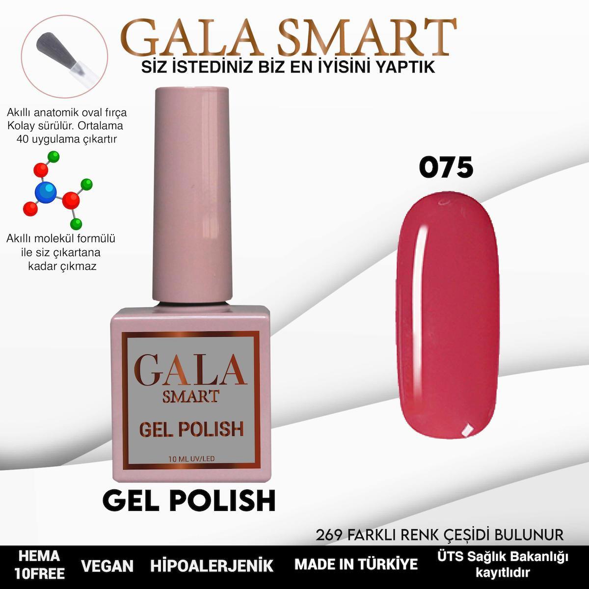 Gala Smart 75 Pembe Parlak Kalıcı Oje