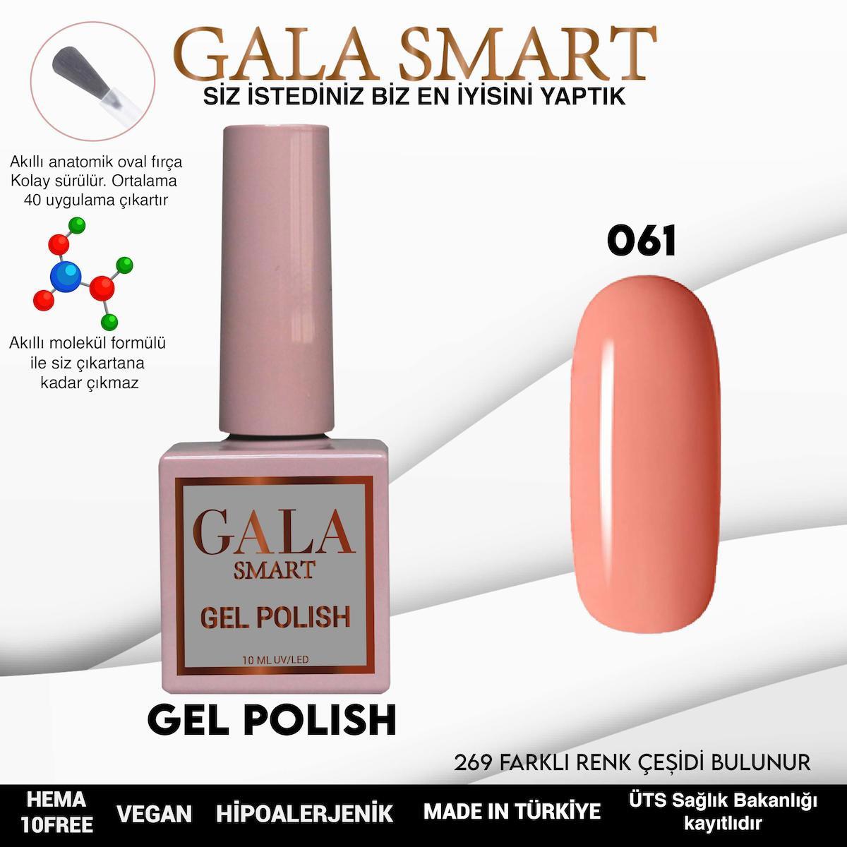 Gala Smart 61 Somon Parlak Kalıcı Oje
