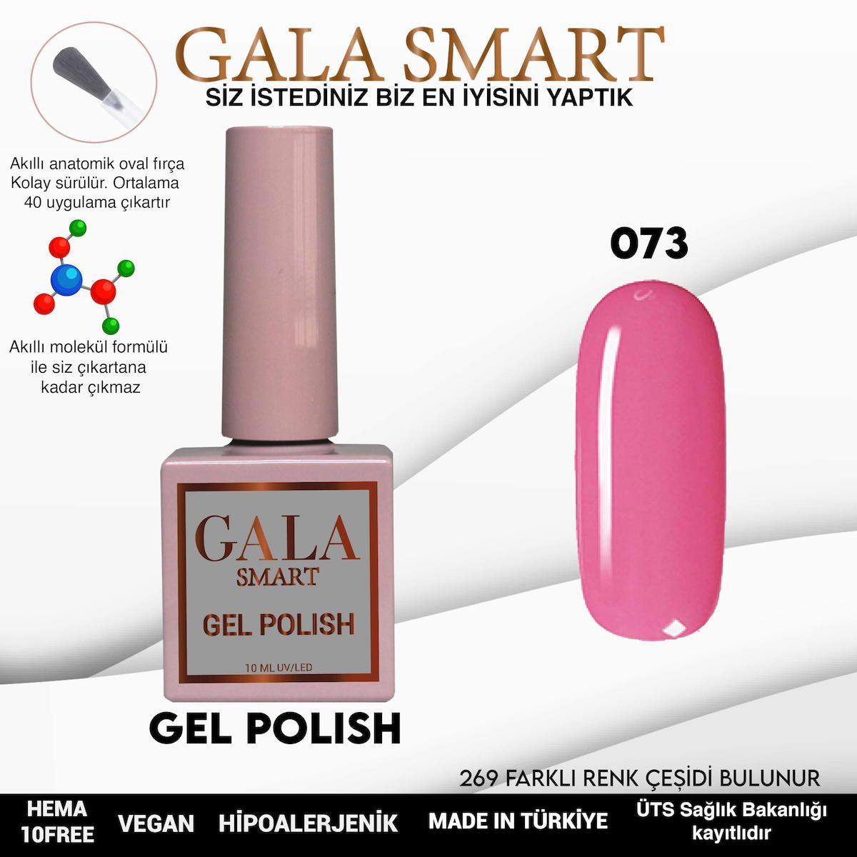 Gala Smart 73 Pembe Parlak Kalıcı Oje
