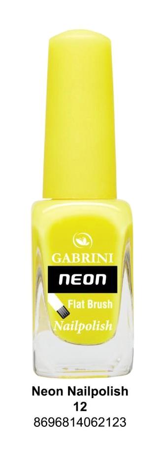 Gabrini N12 Sarı Neon Oje