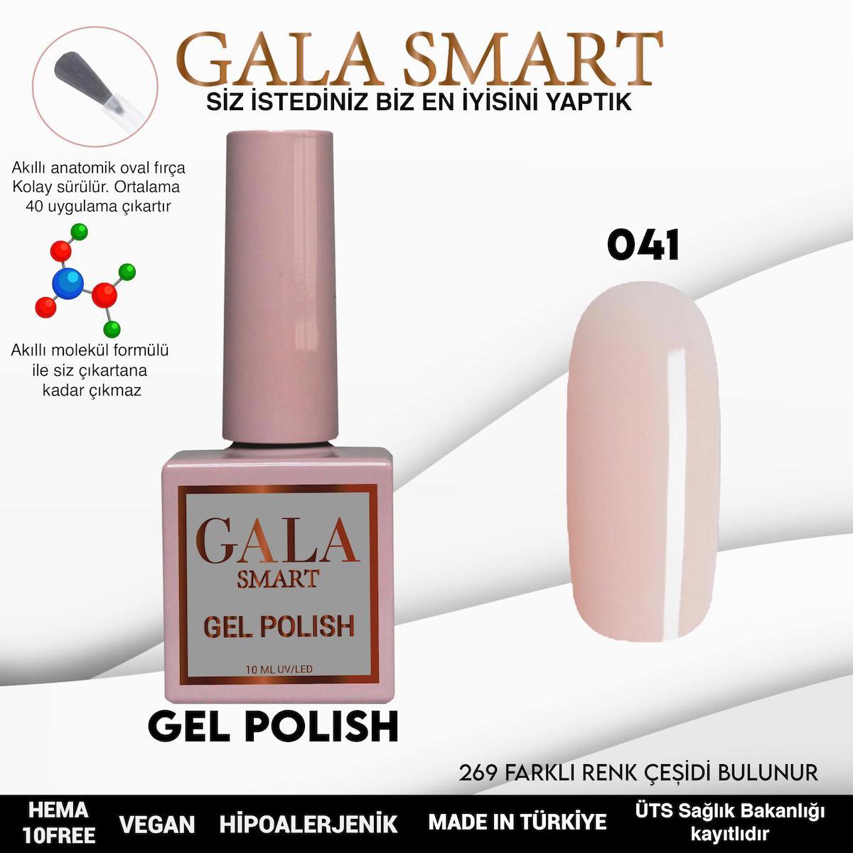 Gala Smart 41 Krem Parlak Kalıcı Oje