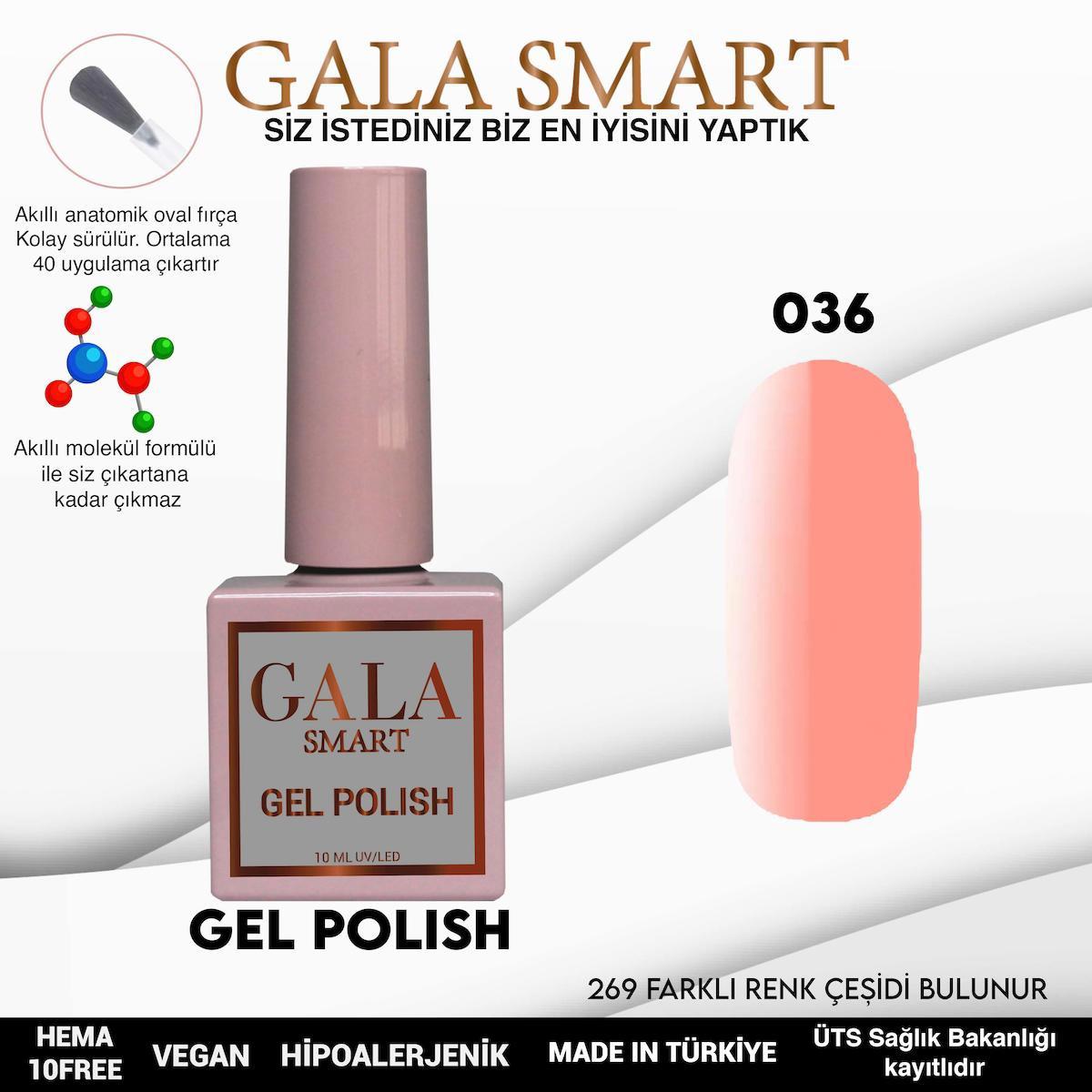 Gala Smart 36 Somon Parlak Kalıcı Oje