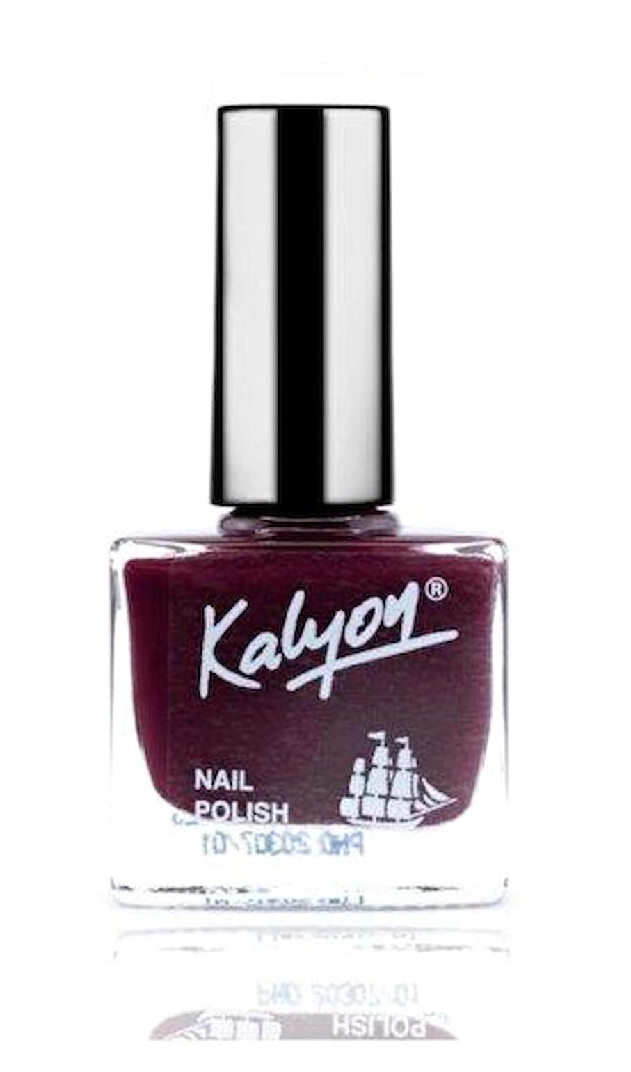Kalyon 307 Bordo Parlak Oje