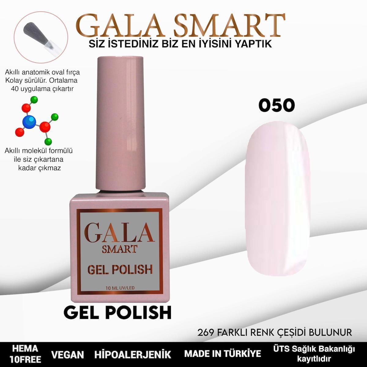 Gala Smart 50 Ekru Parlak Kalıcı Oje