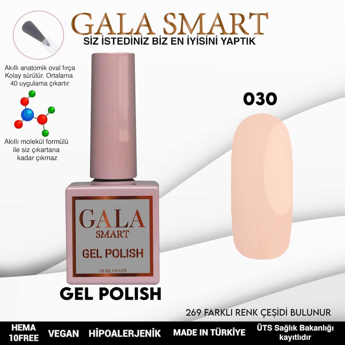 Gala Smart 30 Krem Parlak Kalıcı Oje