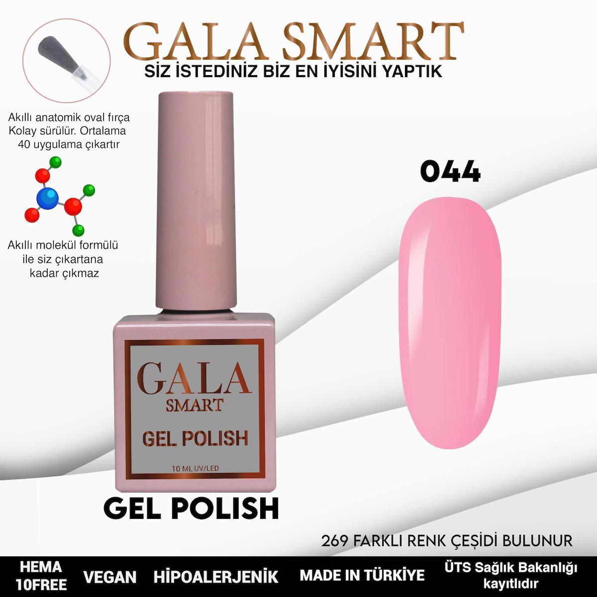 Gala Smart 44 Pembe Parlak Kalıcı Oje