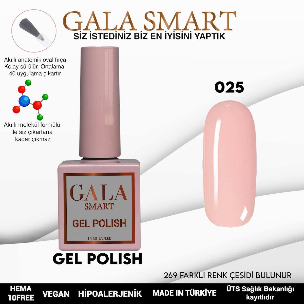 Gala Smart 25 Pudra Parlak Kalıcı Oje