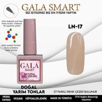 Gala Smart 17 Sütlü Kahve Parlak Kalıcı Oje