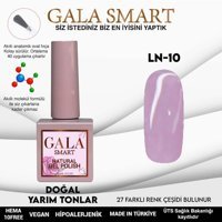 Gala Smart LN 10 Toz Pembe Kalıcı Oje