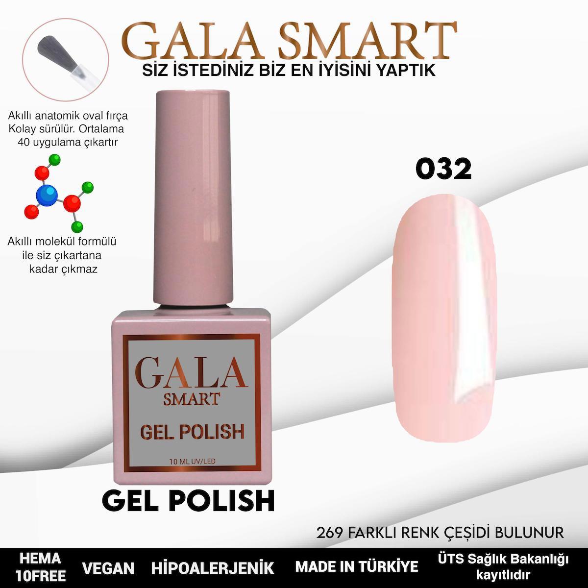 Gala Smart 32 Pudra Parlak Kalıcı Oje