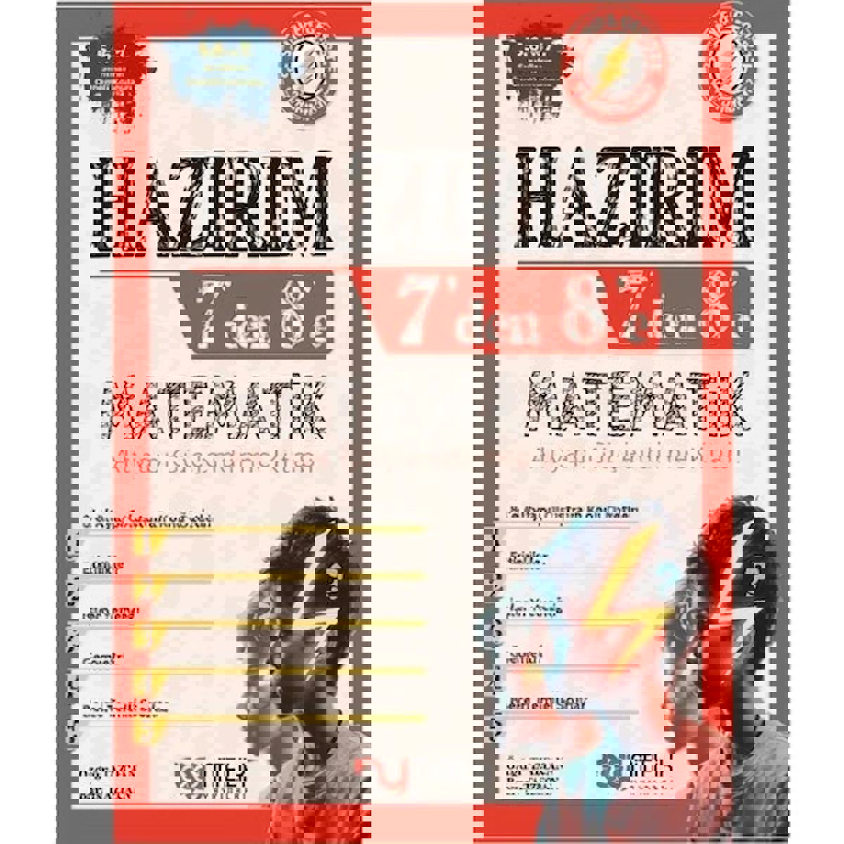 Nitelik Yayınları Hazırım 7'den 8'e Matematik Alt Yapı Güçlendirme Kitabı