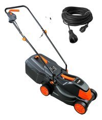 Garden Pro ZF6101 İtmeli Elektrikli Çim Biçme Makinesi + Uzatma Kablosu 20 mt
