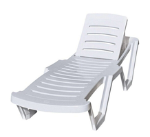 Form Outdoor Plastik Şezlong Beyaz