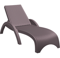 Form Outdoor Rattan Rattan Şezlong