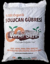 Vermisafa Solucan Yanmış Hayvan Organik Toprak Toz Gübre 20 kg