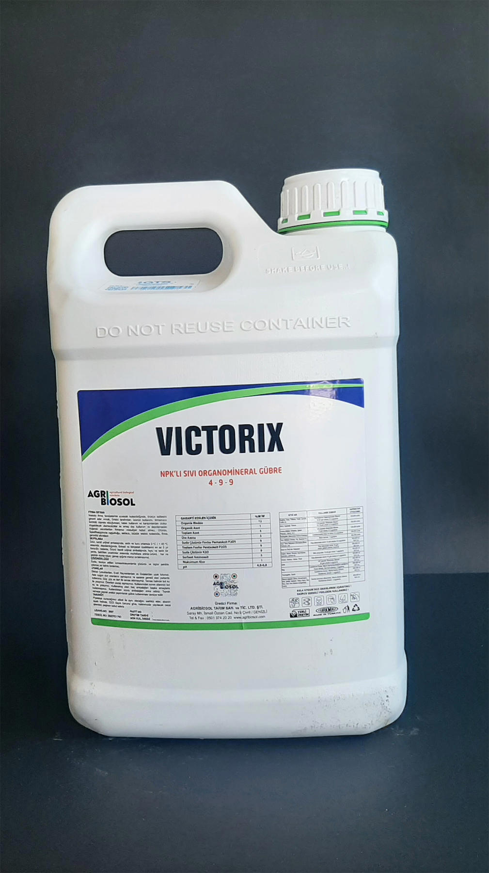 Agribiosol Fosforlu NPK Gübre 4 9 9 Sentetik Yaprak Sıvı Gübre 10 kg