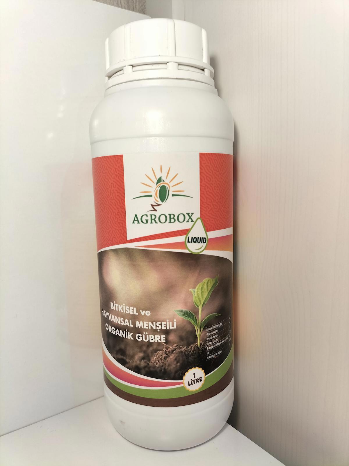 Agrobox-Liquid Fülvik Asit-Hümik Asit Organik Köklendirici Sıvı Gübre 1 kg