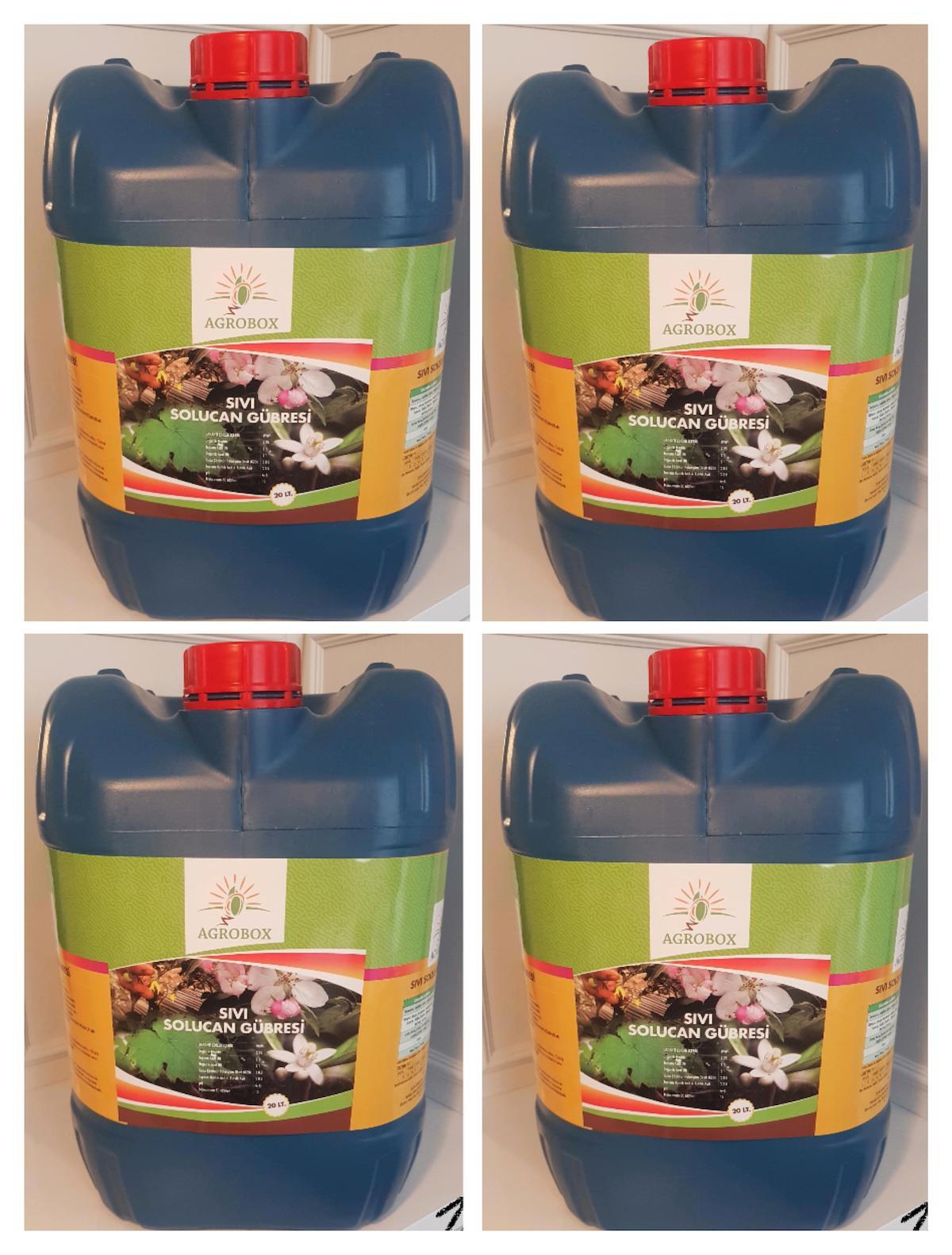Agrobox-Liquid Solucan Organik Toprak Sıvı Gübre 80 kg