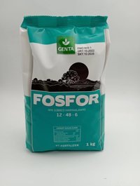 Genta Fosforlu NPK Gübre 12 48 6 Harmanlanmış Toprak Katı Gübre 1 kg