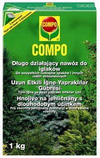 Compo Azotlu Uzun İğne Yapraklılar Organik Toprak Granül Gübre 1 kg