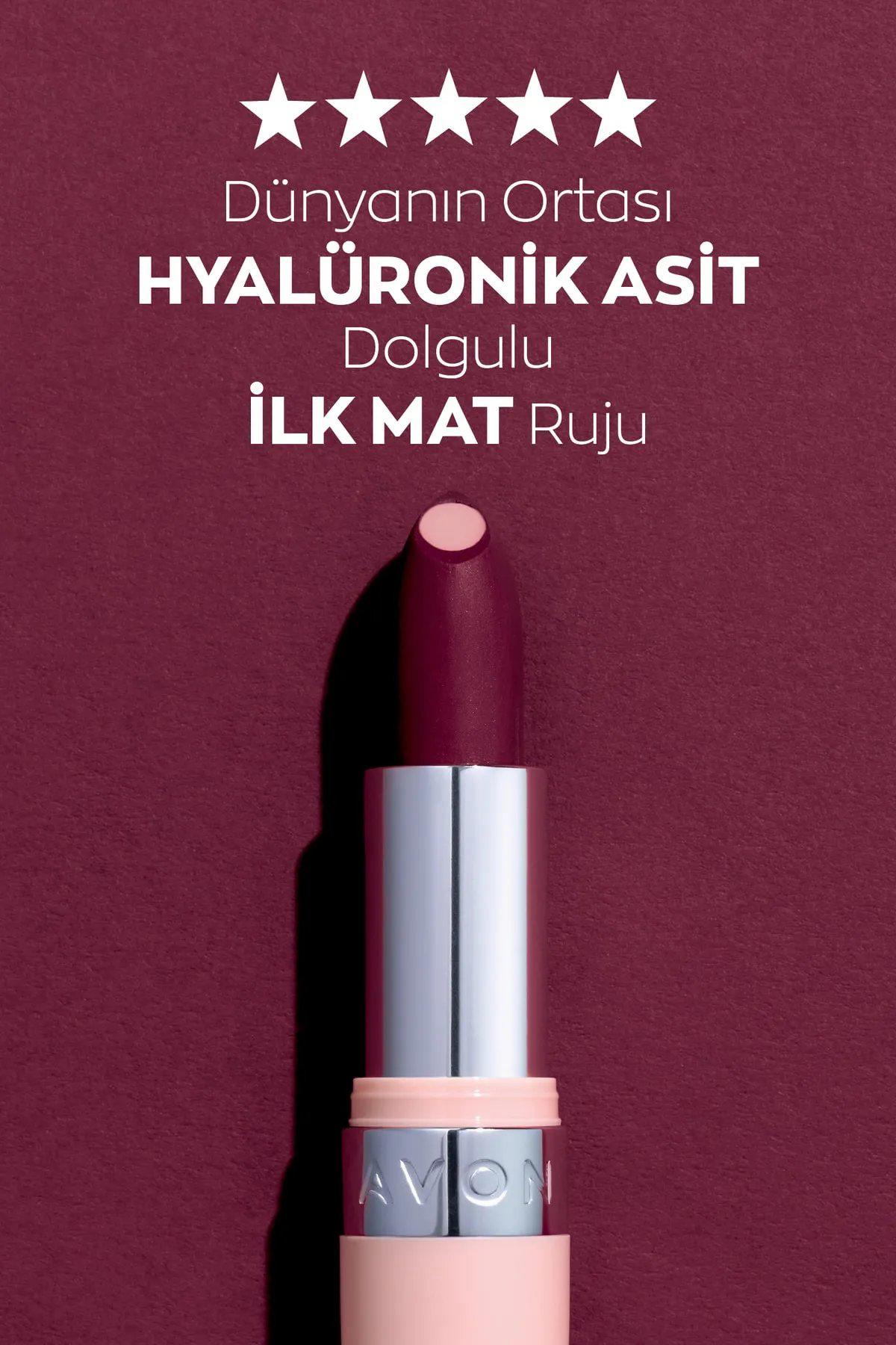 Avon Plum Kalıcı Mat Krem Lipstick Ruj