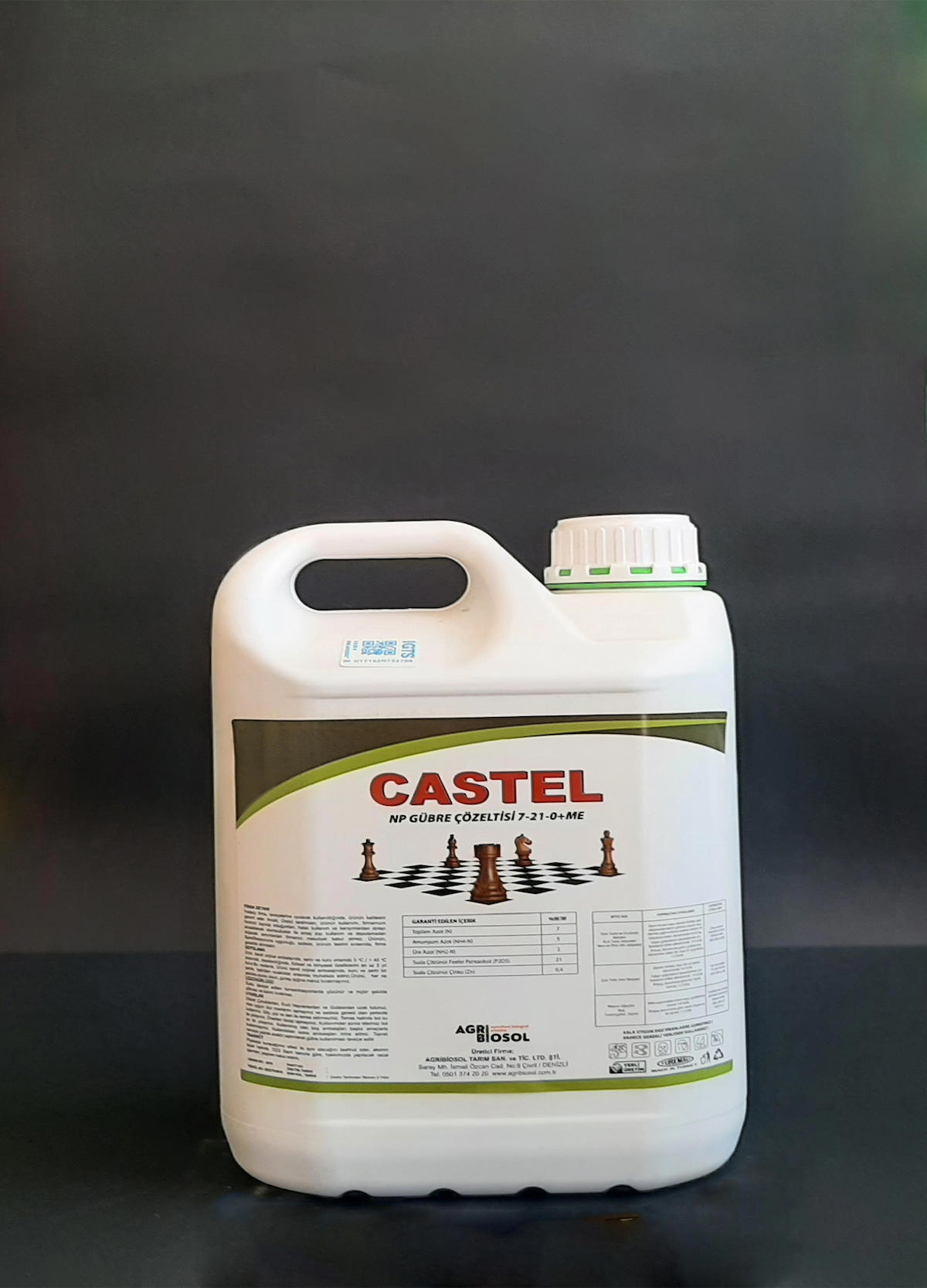 Agribiosol Azotlu NP Gübre 7 21 0 Sentetik Toprak-Yaprak Sıvı Gübre 5 kg
