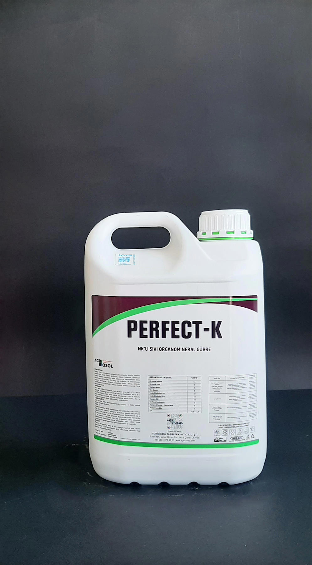 Agribiosol NK Gübre Sentetik Taban Sıvı Gübre 5 kg