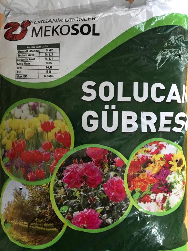 Karahasanoğlu Tarım Solucan Solucan Organik Toprak Toz Gübre 3 kg