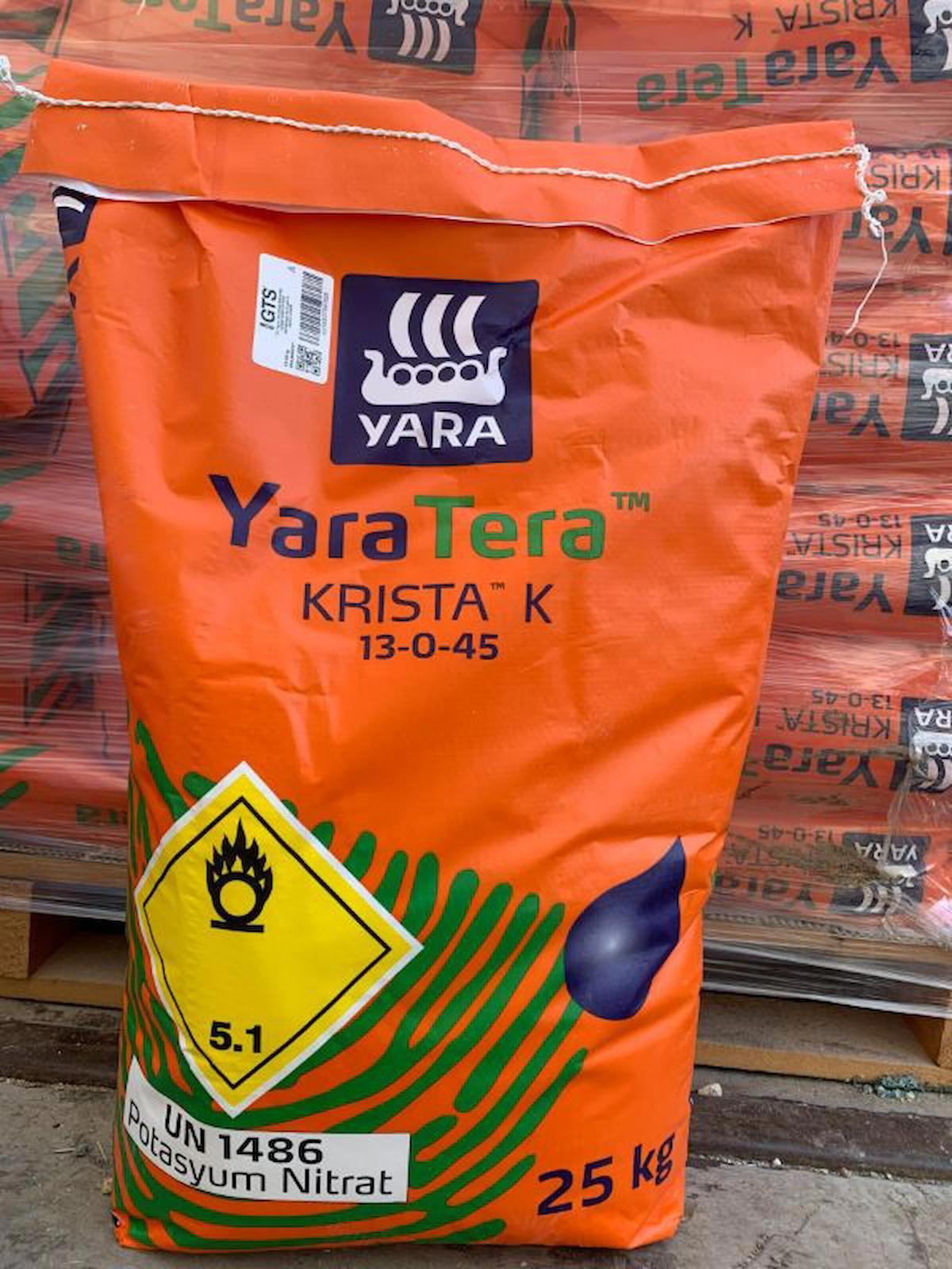 Hektaş Potasyum Nitrat 13 0 45 Yaprak Toz Gübre 25 kg