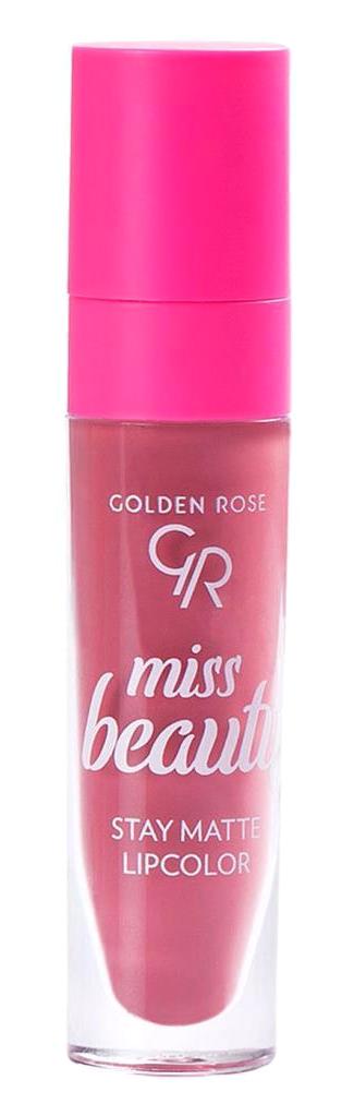 Golden Rose 03 Rosewood Kalıcı Dudak Dolgunlaştırıcı Mat Likit Fırçalı Ruj