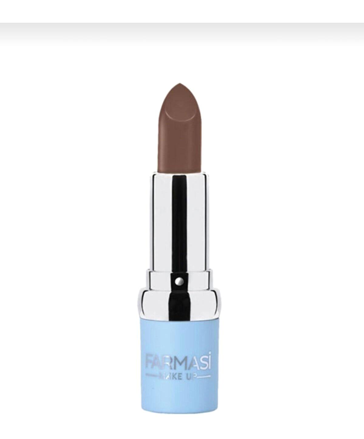 Farmasi 10 Dark Coffee Mat Krem Lipstick Ruj