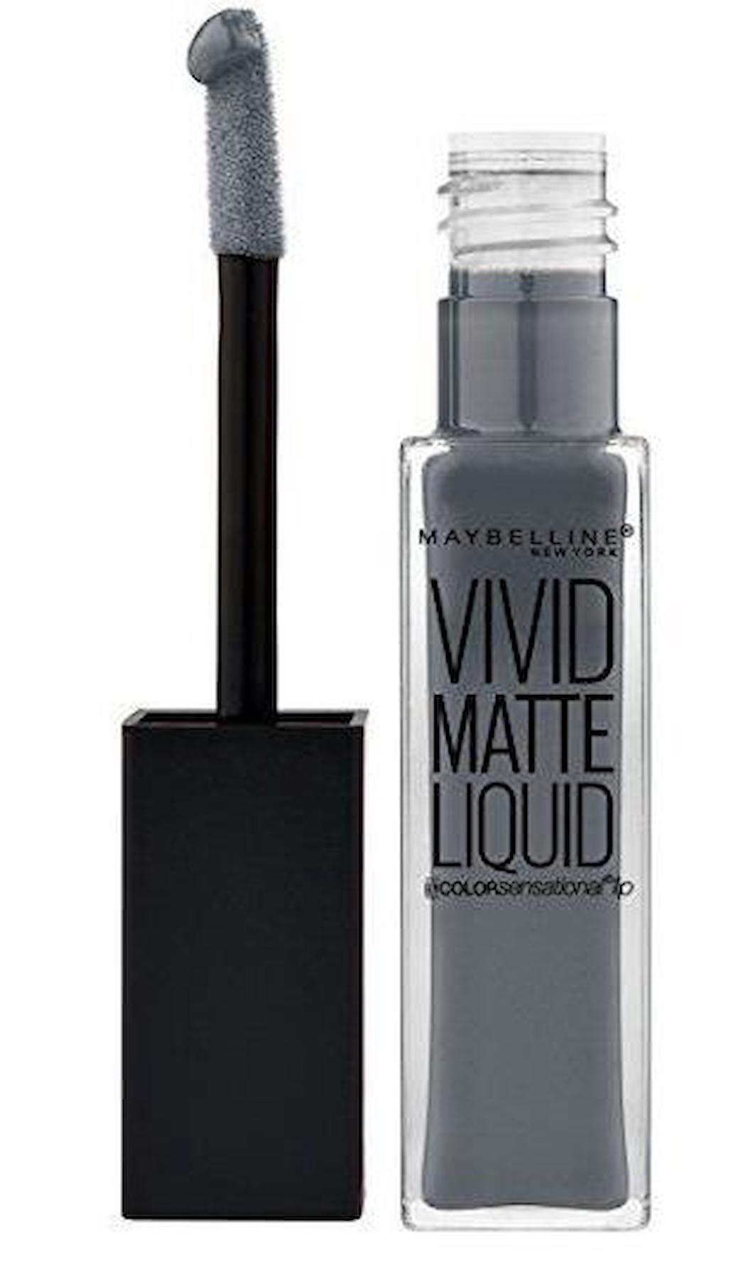 Maybelline New York 55-Sinful Stone Mat Likit Fırçalı Ruj