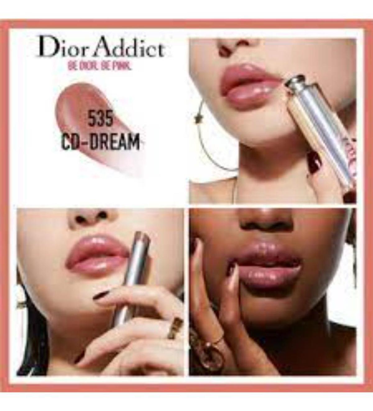 Dior 535 Dream Kalıcı Işıltılı Krem Lipstick Ruj
