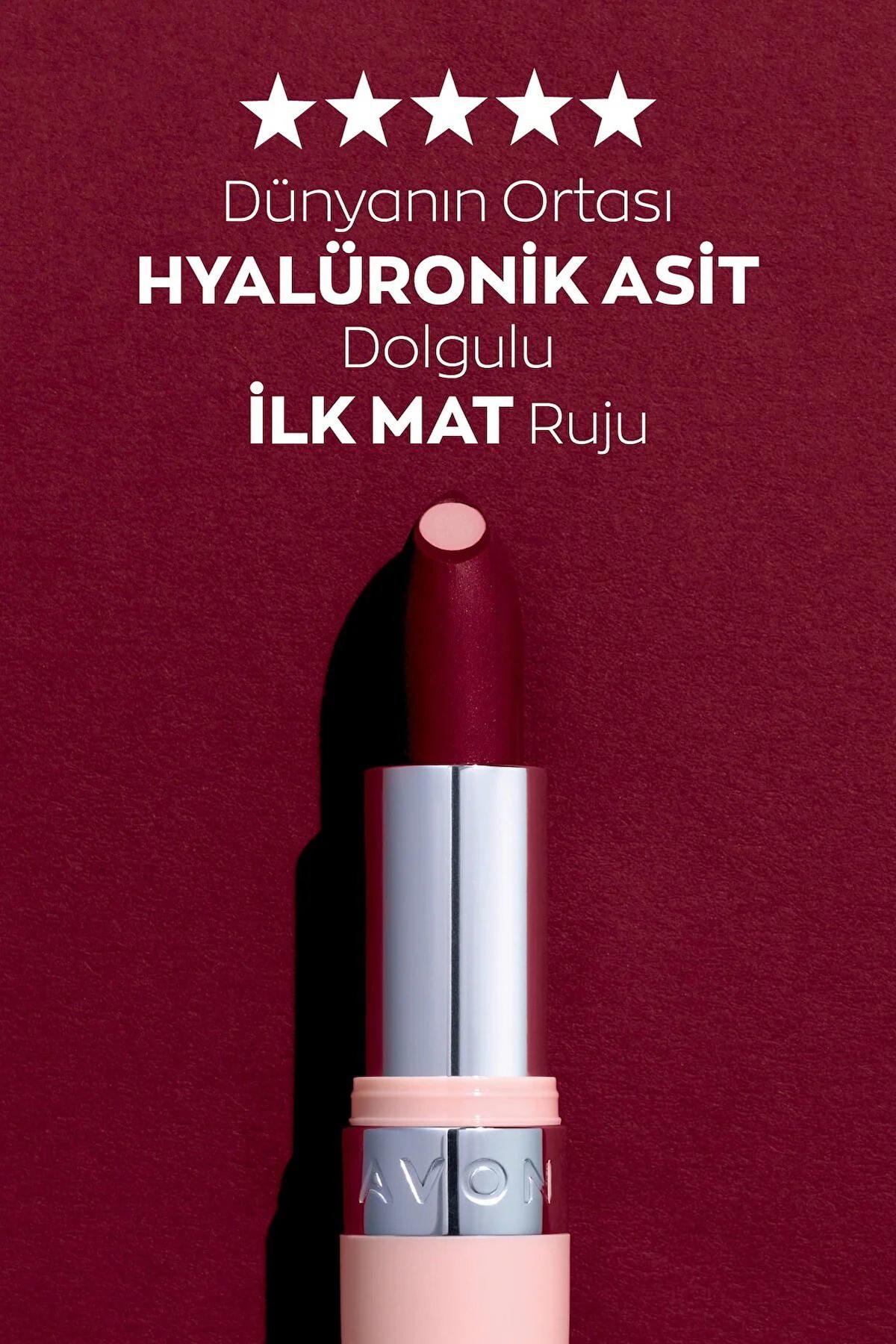 Avon Garnet Kalıcı Mat Krem Lipstick Ruj