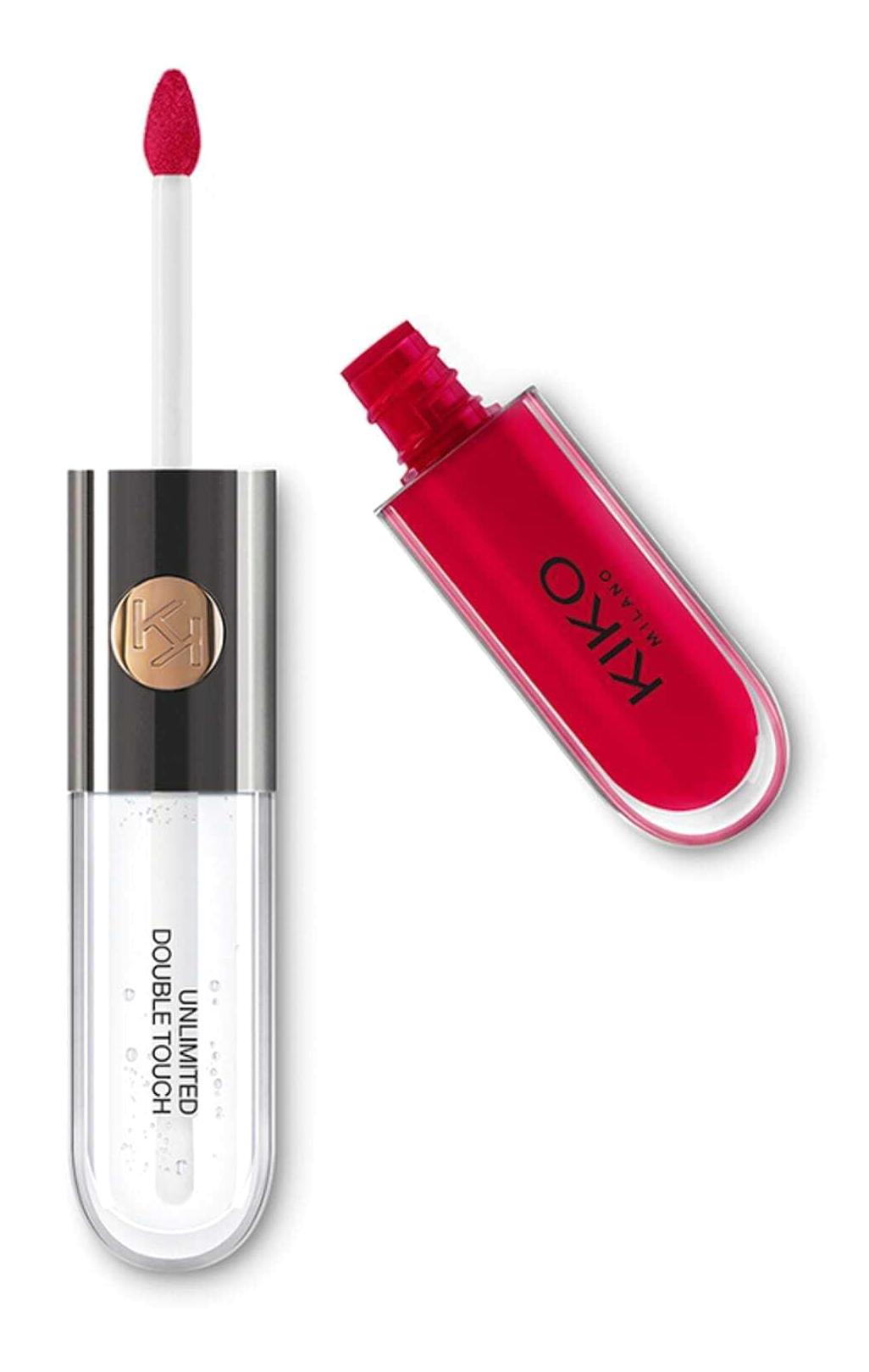 Kiko Milano 109 Strawberry Red Kalıcı Işıltılı - Parlak Likit Fırçalı Ruj