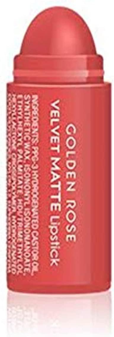 Golden Rose Velvet Matte Mat Krem Lipstick Ruj Soluk Pembe