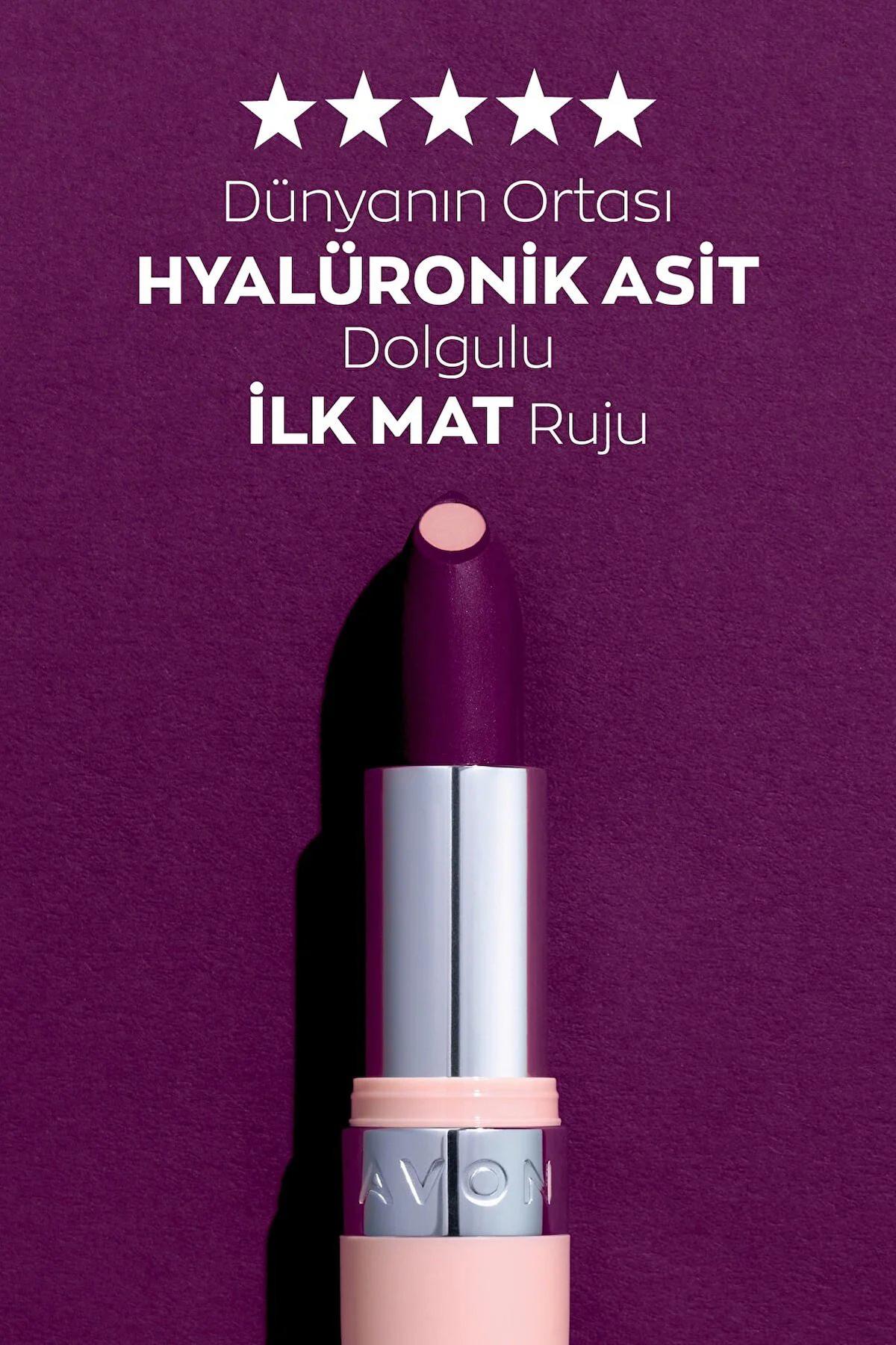 Avon Purple Kalıcı Mat Krem Lipstick Ruj