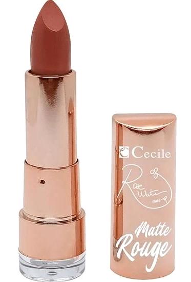 Cecile 01 Kalıcı Mat Krem Lipstick Ruj