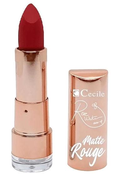 Cecile Rose Water Matte Rouge 06 Kalıcı Mat Krem Lipstick Ruj