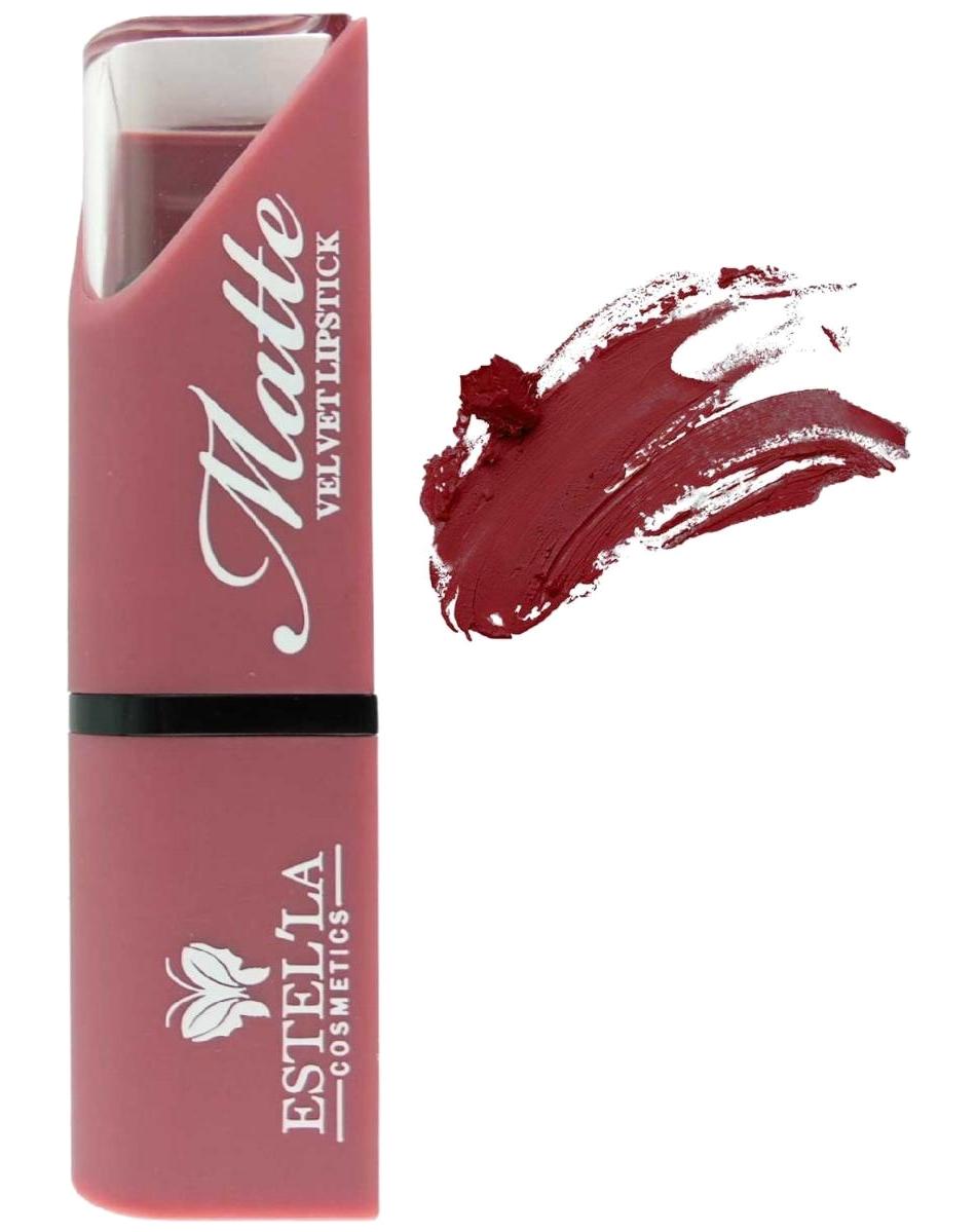 Estella 01 Velvet Kalıcı Mat Krem Lipstick Ruj