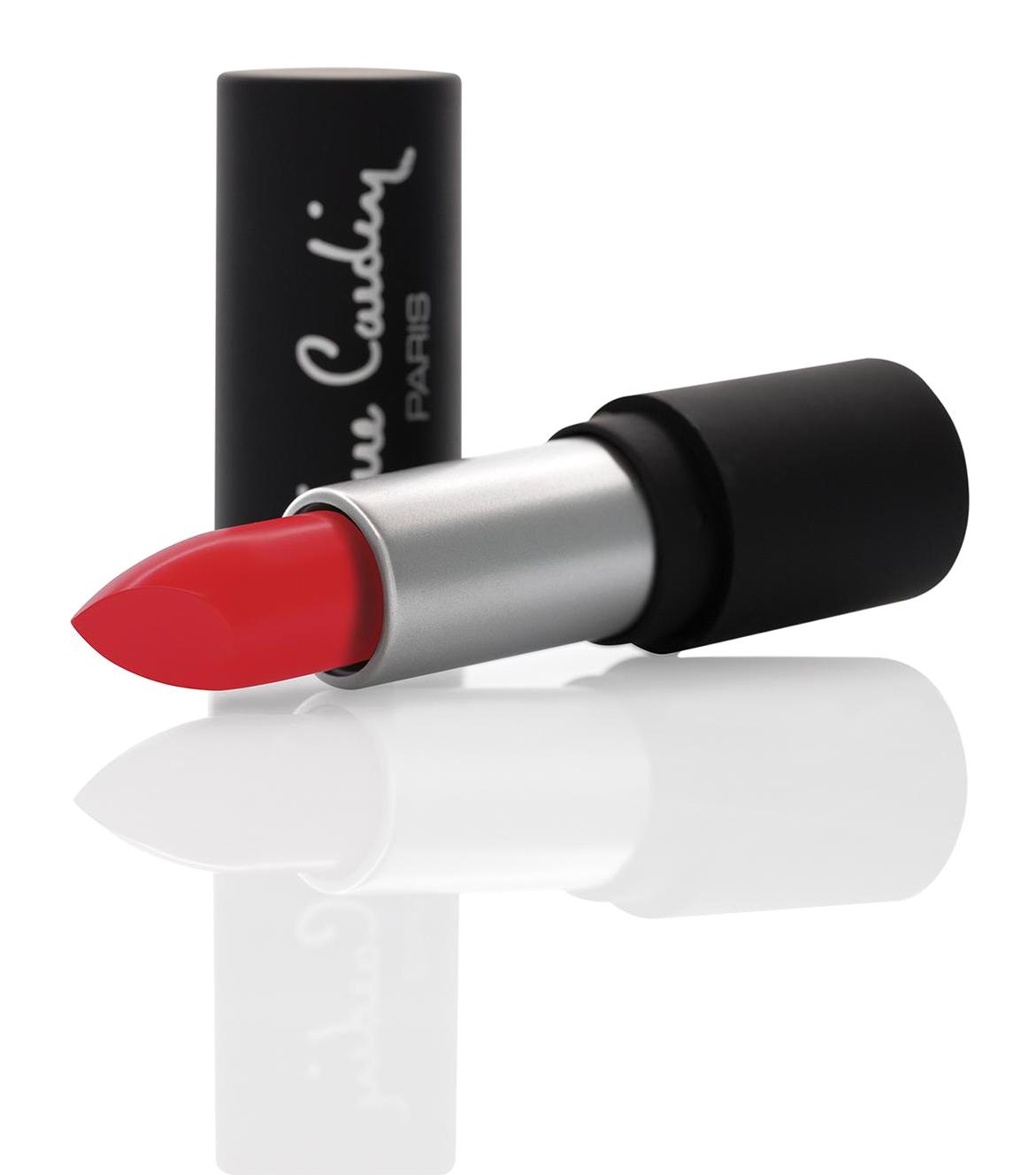 Pierre Cardin 189 Bright Red Mat Krem Lipstick Ruj