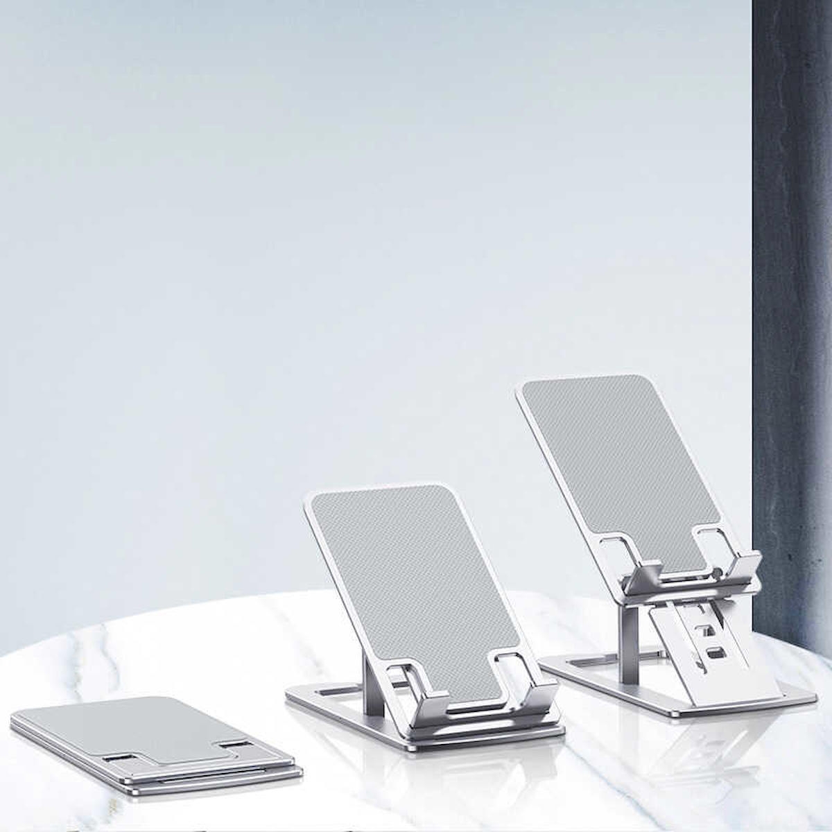 Zore H8 Ayarlanabilir Masa Tablet Standı Gümüş