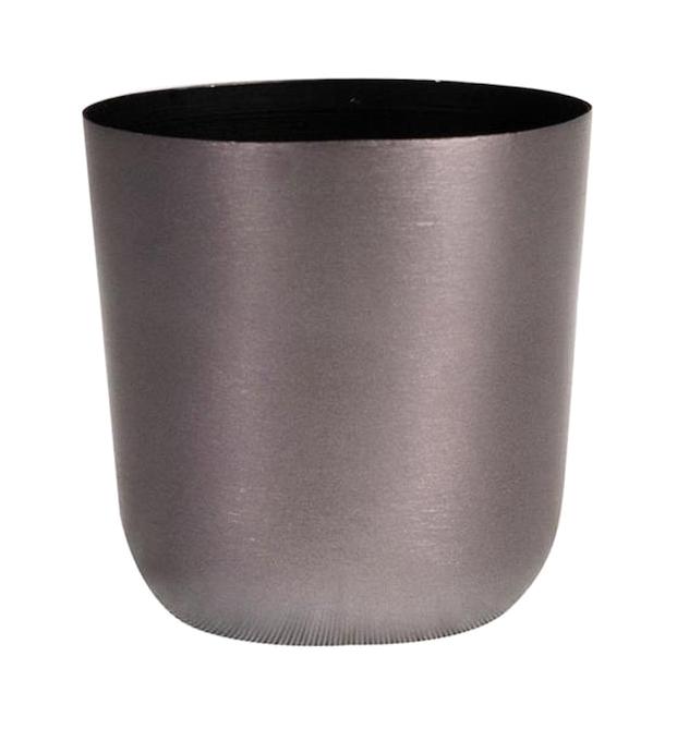 Via Gardenia Mayk Metal Yuvarlak Saksı Mor