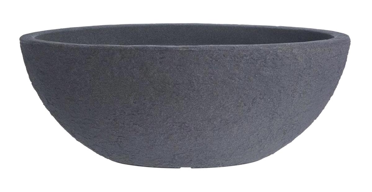 Via Gardenia Namook Plastik Oval Aranjman Saksı Antrasit