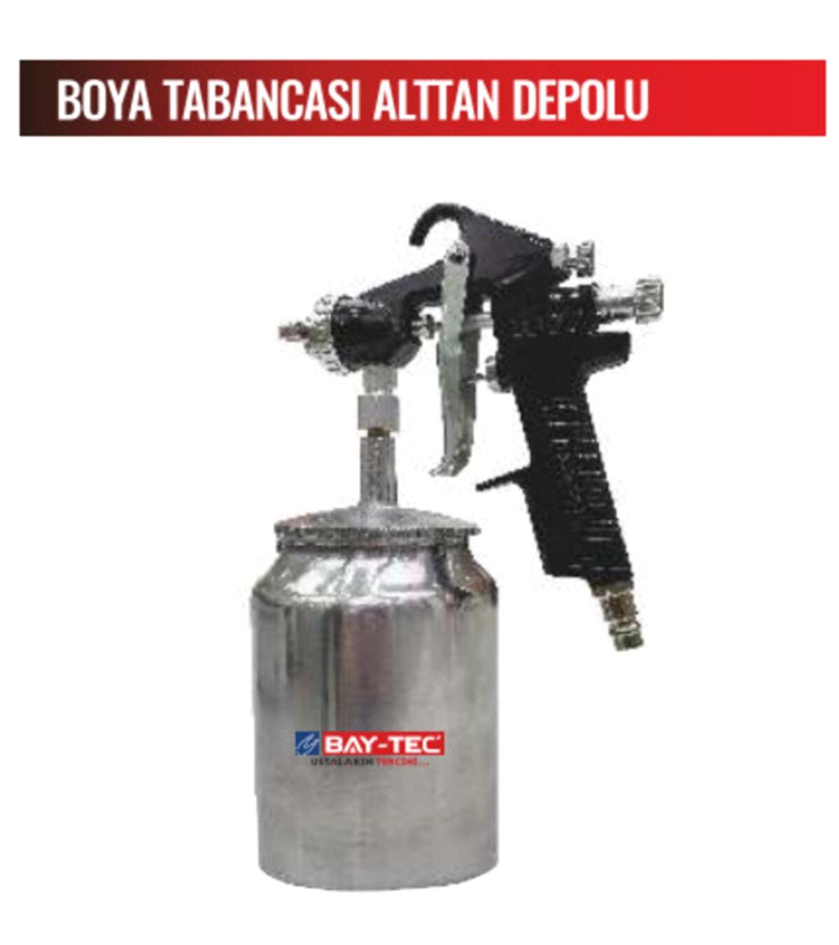 Bay-Tec 100 ml Kapasiteli 1.8 mm Alttan Depolu Boya Tabancası