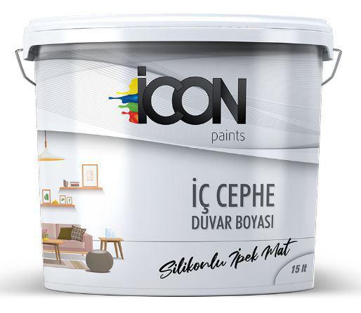 Icon Paints Silikonlu Mat İç Cephe Boyası 15 lt Beyaz