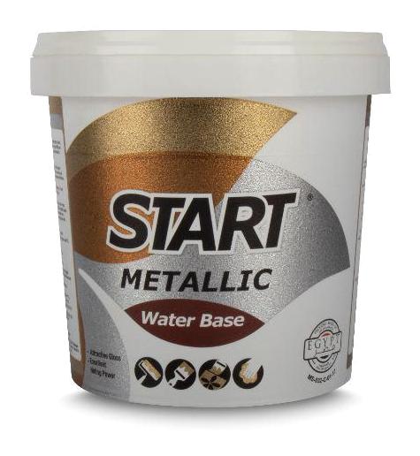 Glc Paints Su Bazlı Metalik İç Cephe Boyası 0.75 lt Maron