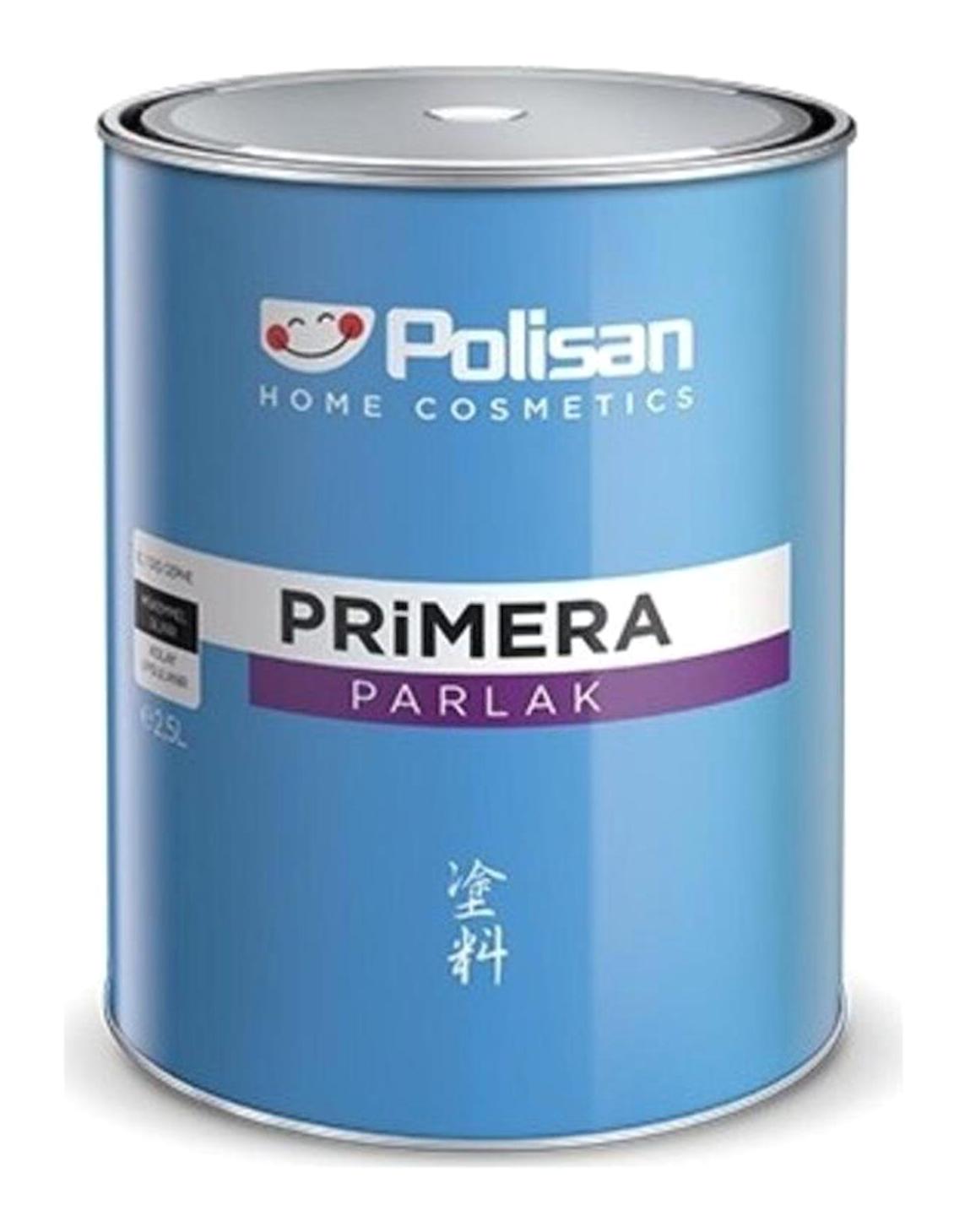 Polisan Primera Solvent Su Bazlı Parlak İç Cephe Boyası 0.25 lt Siyah