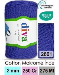 Diva Cotton Makrome Ince 2601 Saks Mavisi